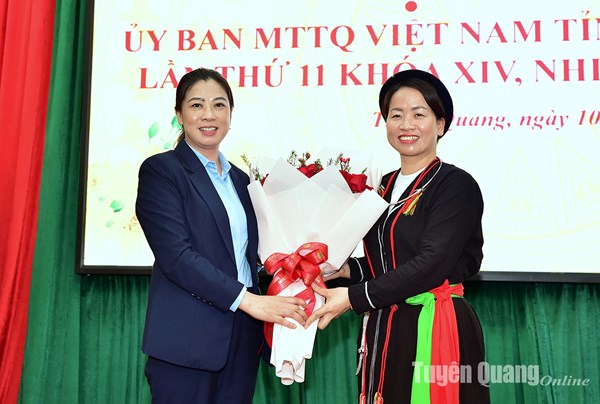 Ủy ban MTTQ Việt Nam tỉnh Tuyên Quang có tân Phó Chủ tịch